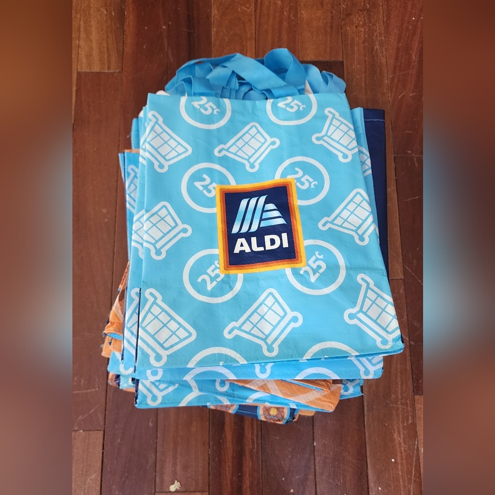 10 Aldi reusable shopping bags (10bags)